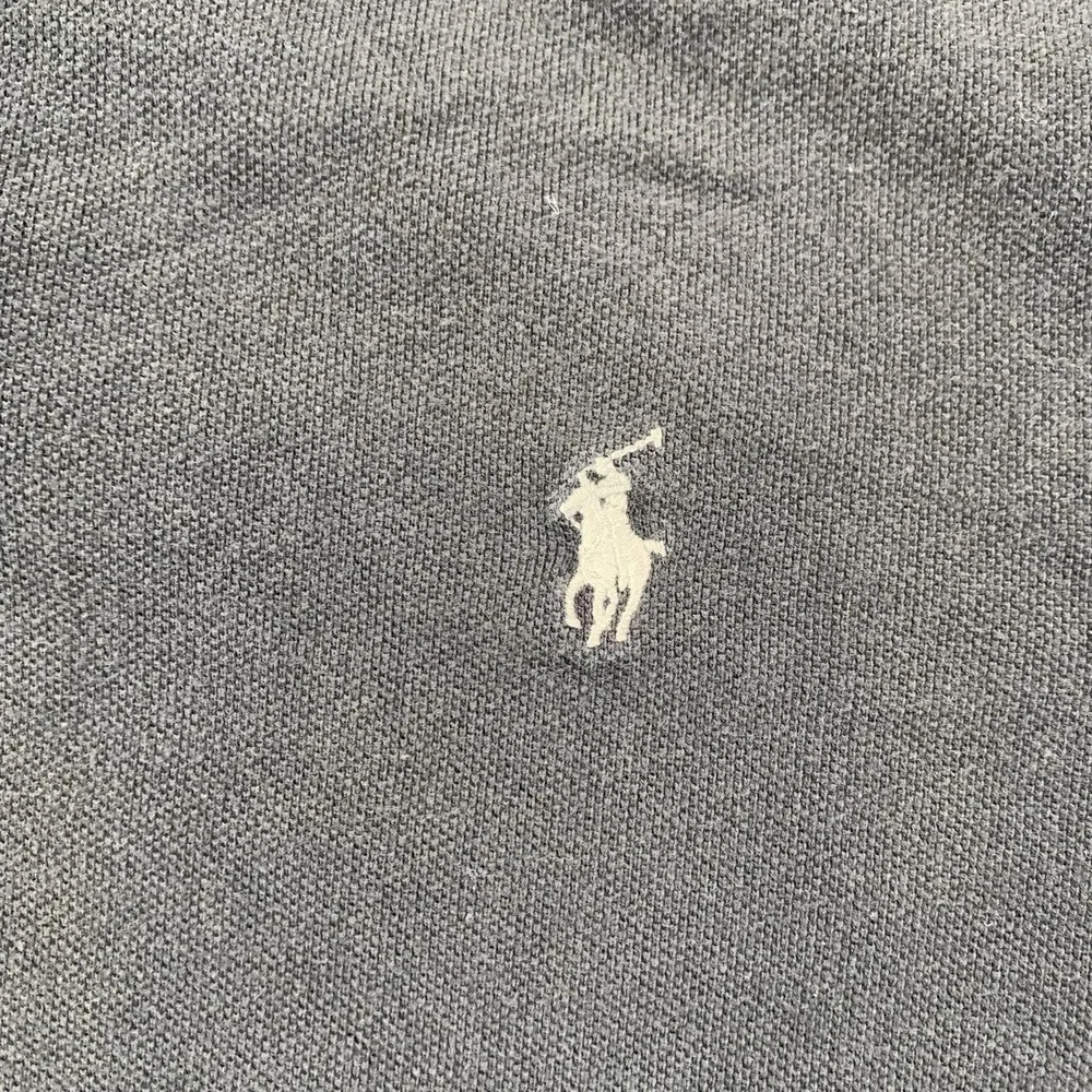 Polo Ralph Lauren Polo Shirt Mens XXL Black Classic Cotton Embroidered Gray Pony